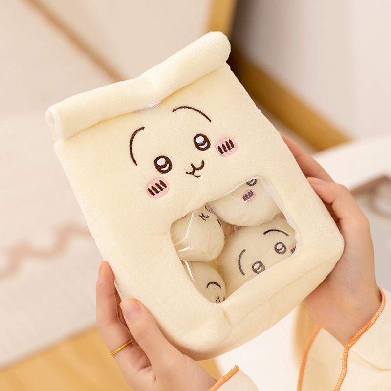 🎁 Gấu bông Chiikawa Hachiware và Usagi mẫu túi snack hình dango quà sinh nhật