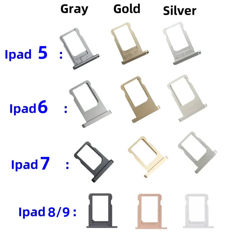 Khay Đựng Thẻ SIM Khe Cắm Khe Cắm Ngăn Kéo Thẻ Cho Iphone Ipad 5 / 6 / 7 / 8 / 9 A1893 A1954 A2270 A