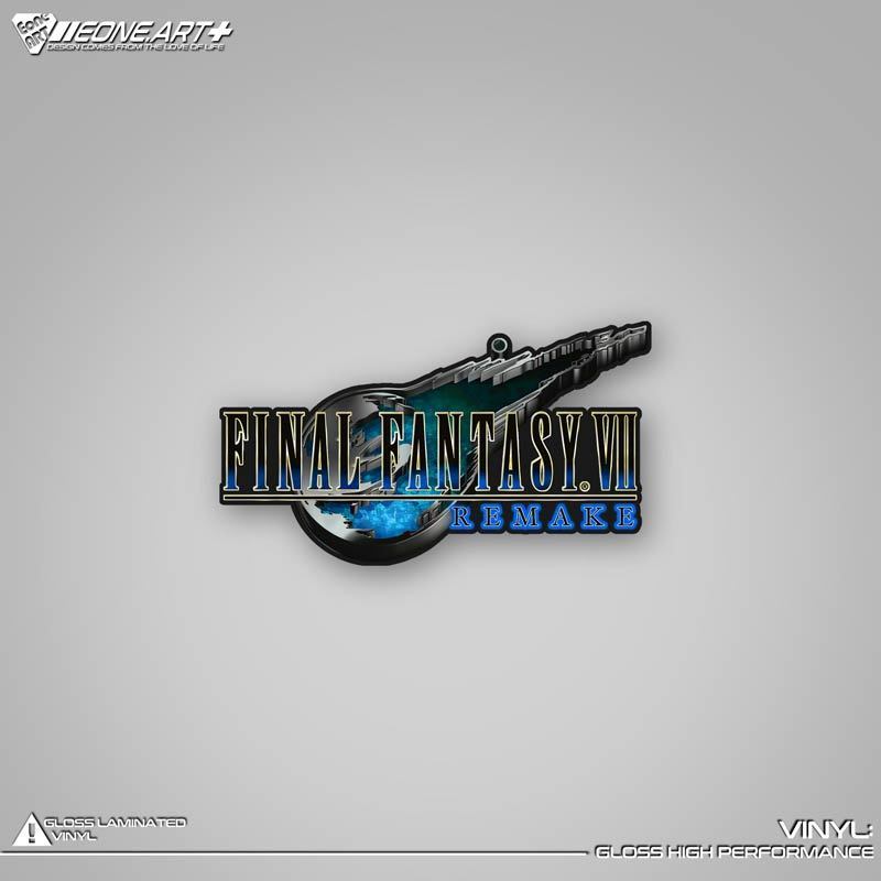 Nhãn dán xe phản quang EONE Final Fantasy VII Final Fantasy 7 Phiên bản tái tạo Đăng nhập nhãn dán h