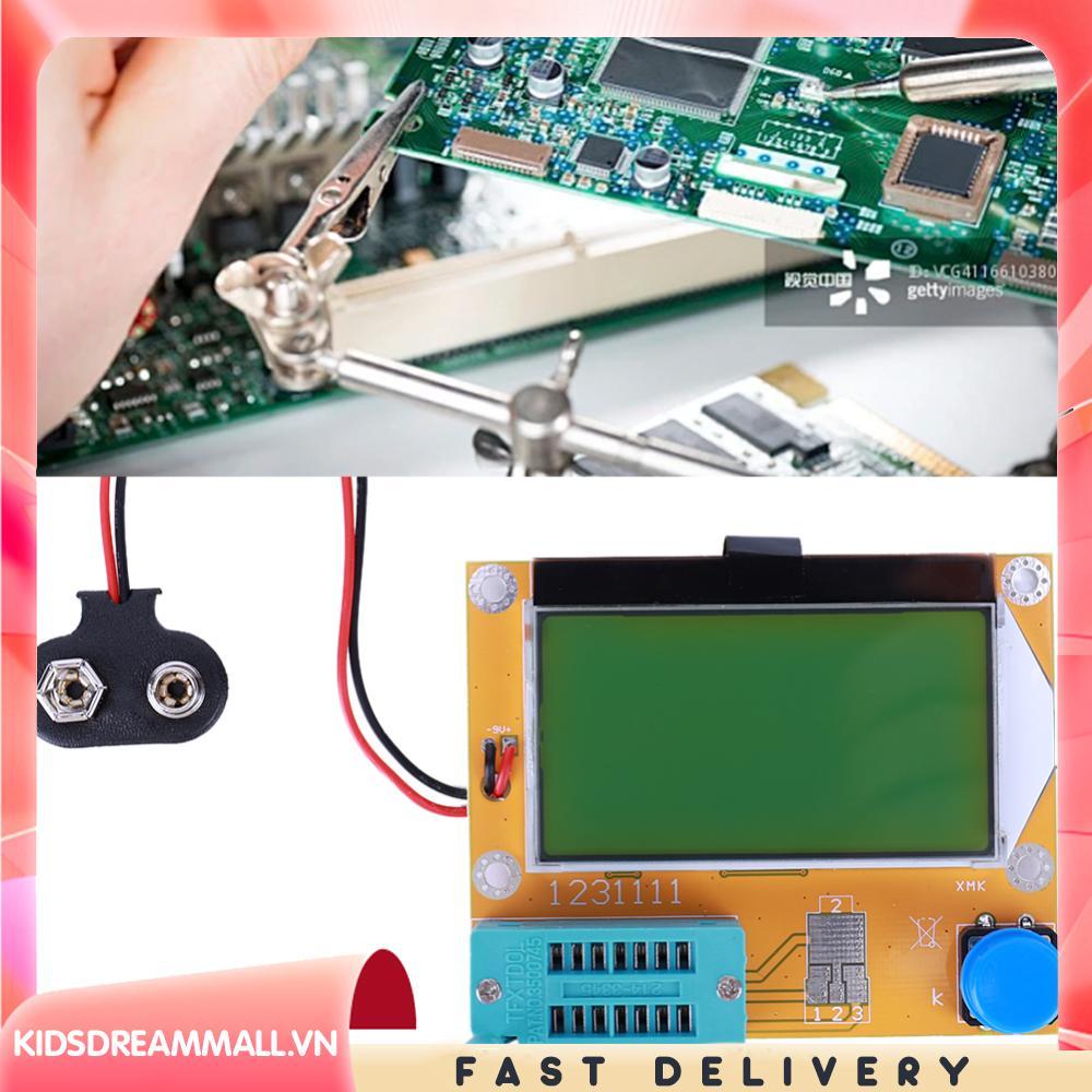 LCR-T4 Đèn Nền Diode Điện Dung Triode ESR Meter Đa Năng Kỹ Thuật Số Transistor Tester ESR Meter MOS 