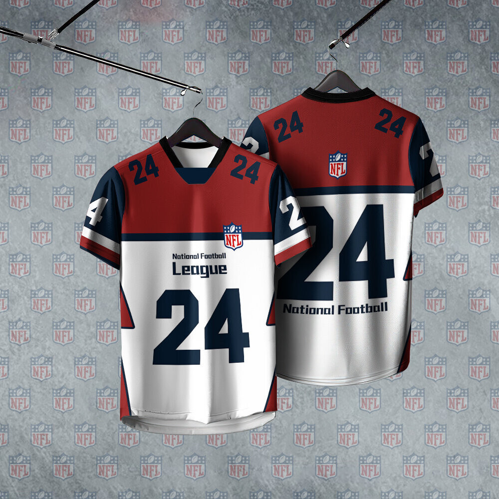 2025 NFL Phiên Bản Jersey Áo Thun Nam Tay Ngắn Cổ Retro Full Thăng Hoa Microfiber Viral Jersey Unise