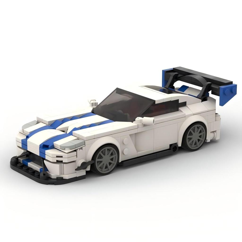 Tương thích với Lego MOC-182771 Dodge Viper (VX I) ACR Mẫu xe Đồ trang trí sáng tạo Khối xây dựng251