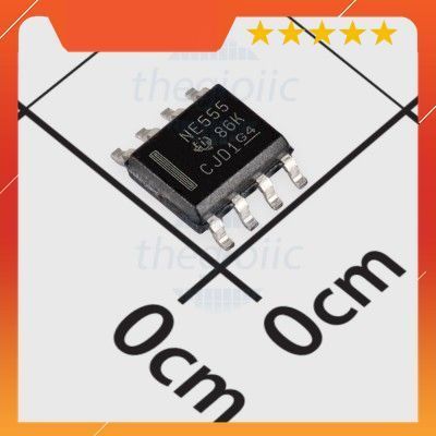[5 Cái]- NE555D IC Timer Circuit 100kHz 8-SOIC IoT Maker 90