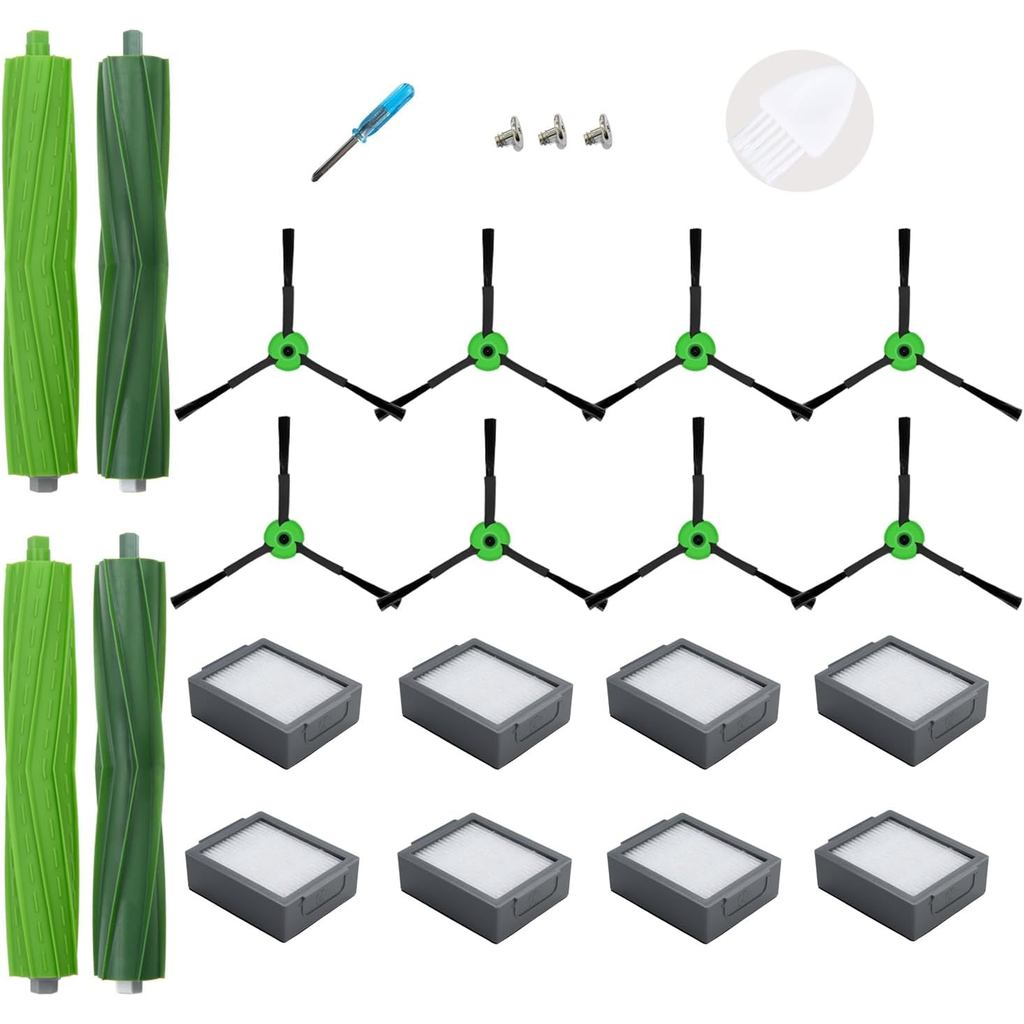 Phụ tùng thay thế LOVECO Tương thích cho iRobot Roomba E I & J Series Robotics, E5 E6 i8 i7 i6 i5 i4
