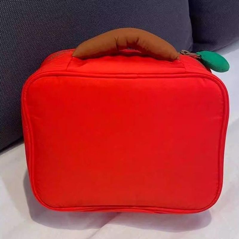 Túi đựng mỹ phẩm hình quả táo sáng tạo MOUSSON Túi đựng mỹ phẩm du lịch dung tích lớn di động