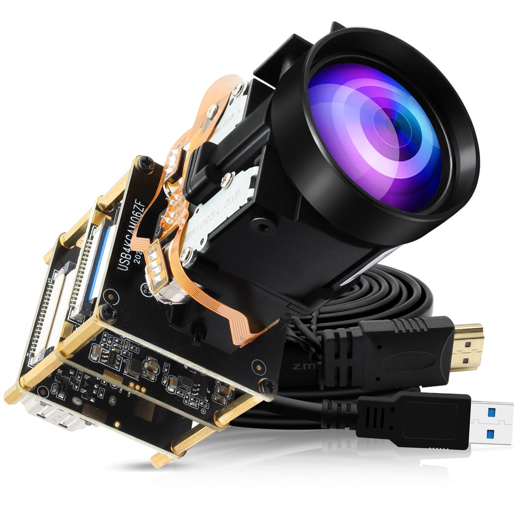 ELP 12x zoom 4K 30fps USB camera module 1080P 60fps HDMI webcam autofocus  
manual zoom infrared rem