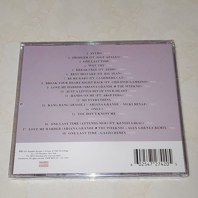 Album A Sister Ariana Grande Ariana Grande My Everything CD5-13-14
