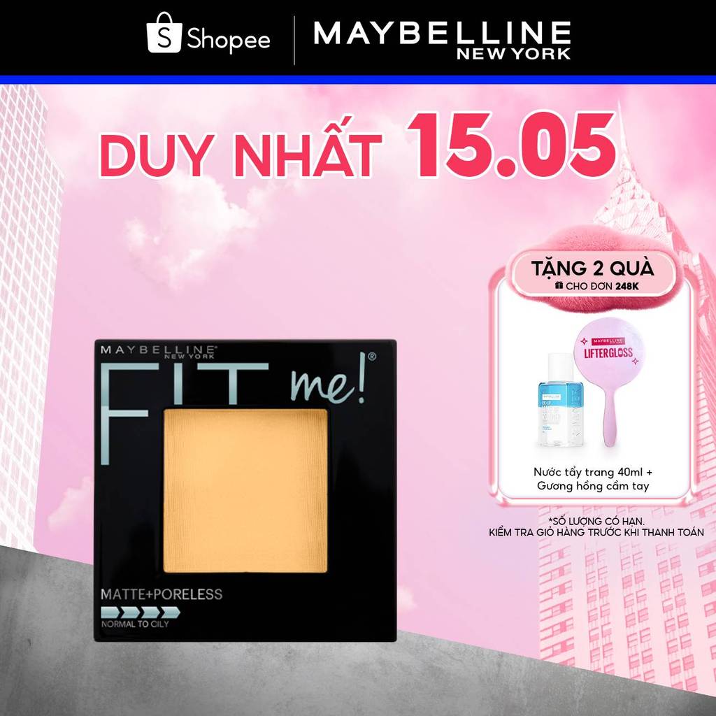Phấn Phủ Mịn Lì Kiềm Dầu Fit Me Matte Poreless Powder Maybelline New York 8.5g