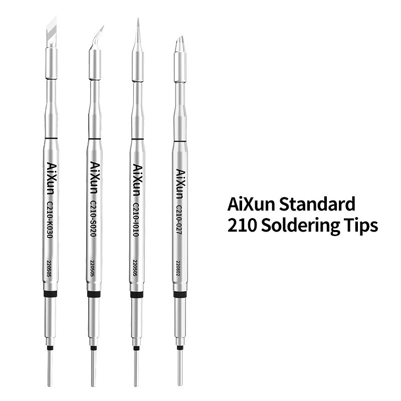 Mũi hàn C210 AiXun chính hãng 100% dùng cho máy kiểu tay T3B, T210 Sugon, JBC, Aifen, Aixun