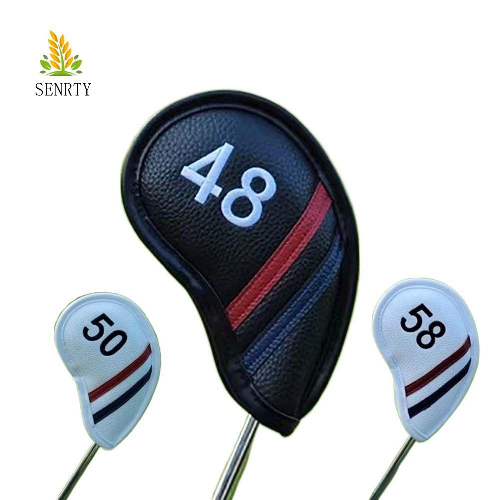 SENRTY Golf Wedge Cover, Angle Club Da PU Sand Wedge Headcover, Universal 56 58 60 Độ Big Number 48 