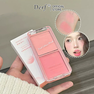 2 màu Phấn má hồng Chống thấm nước Tác dụng tự nhiên Bàn chải lấy nét mềm Điều chỉnh đường viền Làm sáng màu da Bảng trang điểm
