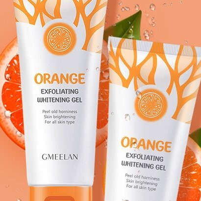 GMEELAN ORANGE gel Tẩy Tế Bào Chết Làm Trắng Da Mặt