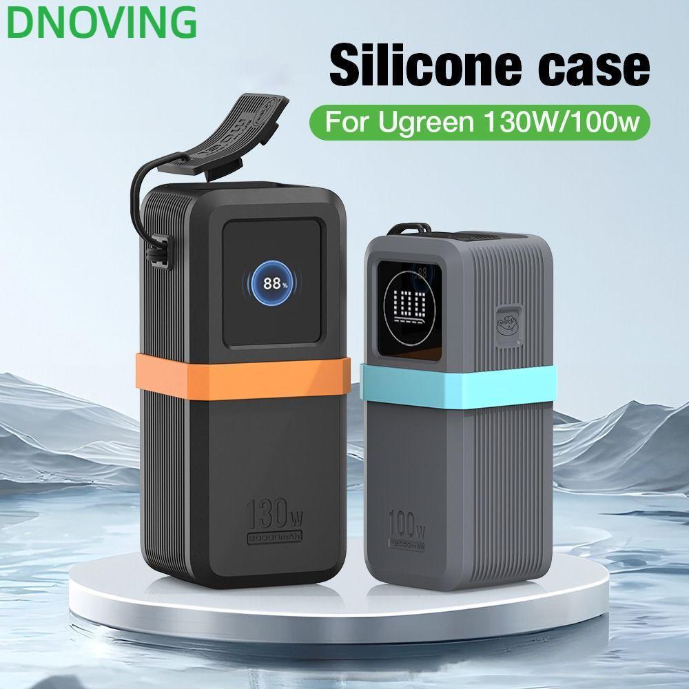 DNOVING Bảo vệ, Silicon chống sốc chống bụi, Hộp đựng mềm di động cho UGREEN Nexode Power Bank 20000
