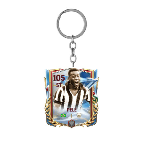 PELE FC MOBILE CARD KEYCHAIN