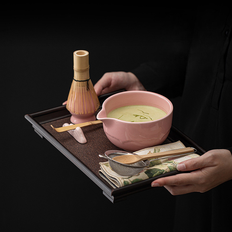 chawan matcha dụng cụ pha matcha bộ pha matcha Bộ trà Matcha Moriyama Công cụ khuấy Matcha Bát Match