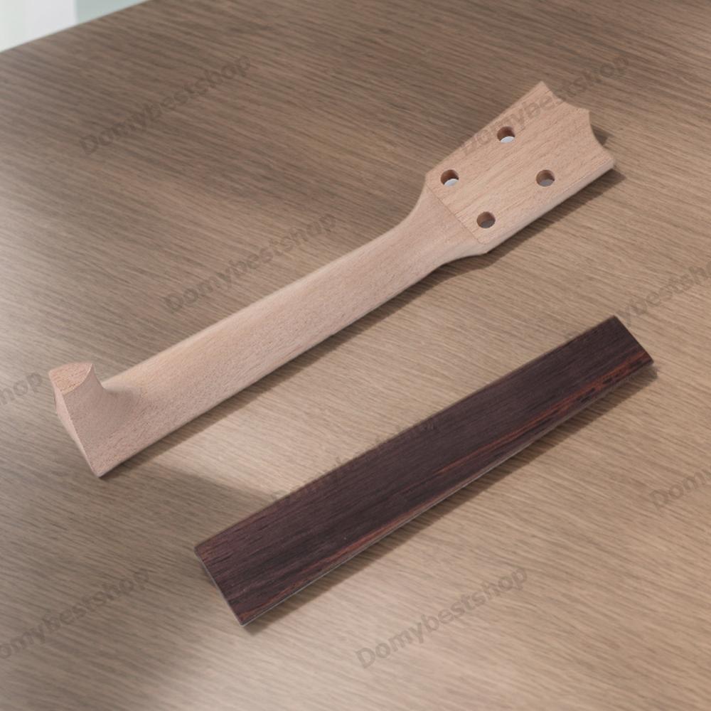 Ukuleles Guitar Build Kit Hawaii Guitar Neck Bridge DIY Ukuleles Kit Nut Saddle Tuning Machine Head 