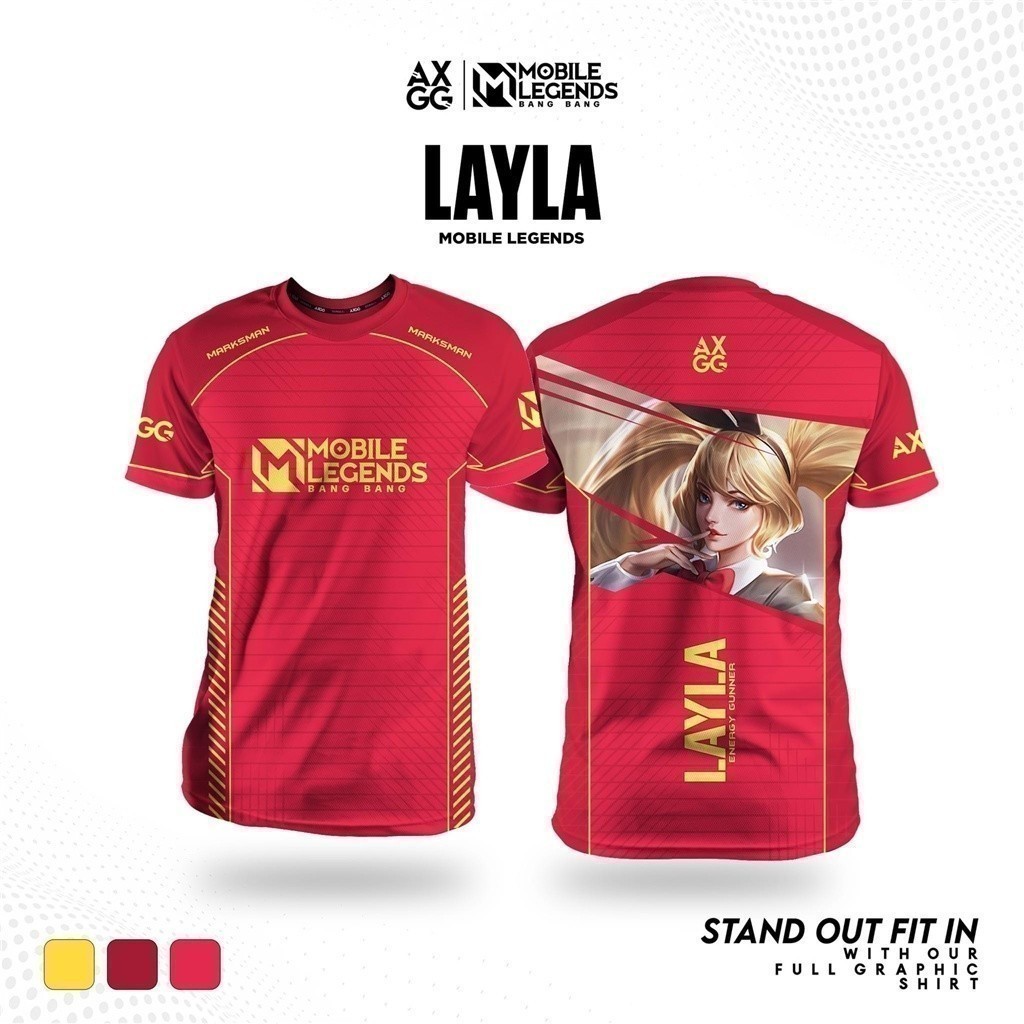 Áo sơ mi thời trang Anime T jersey Gaming Mobile Legends JERSEY GAMING MOBILE LEGENDS MLBB MPL Phiên