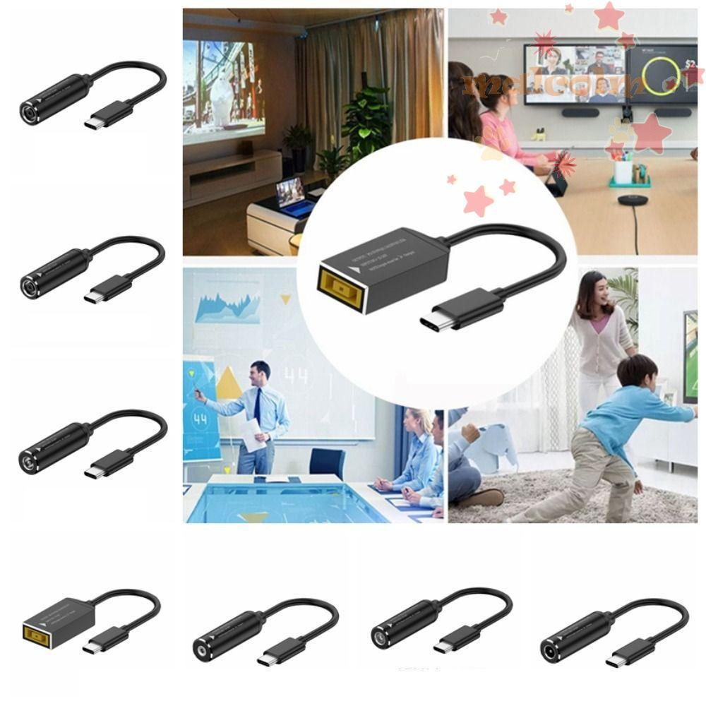 Cáp sạc MALCOLM Type-C sang DC Jack, Cáp sạc DC sang Type-C 5 / 9 / 20V PD đầu ra DC sang Type-C, nh