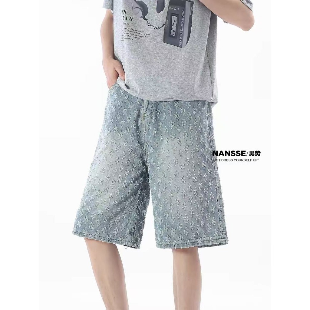 Net Image A459P28 Xanh Đen S-3XL Nút kiểu