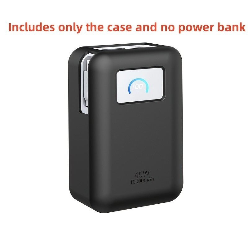 Dành Cho Anker Nano 45W 10000Mah Vỏ Silicon Mềm Vỏ Sạc Di Động Cho Anker 45W Vỏ Bảo Vệ Chống Rơi Pow