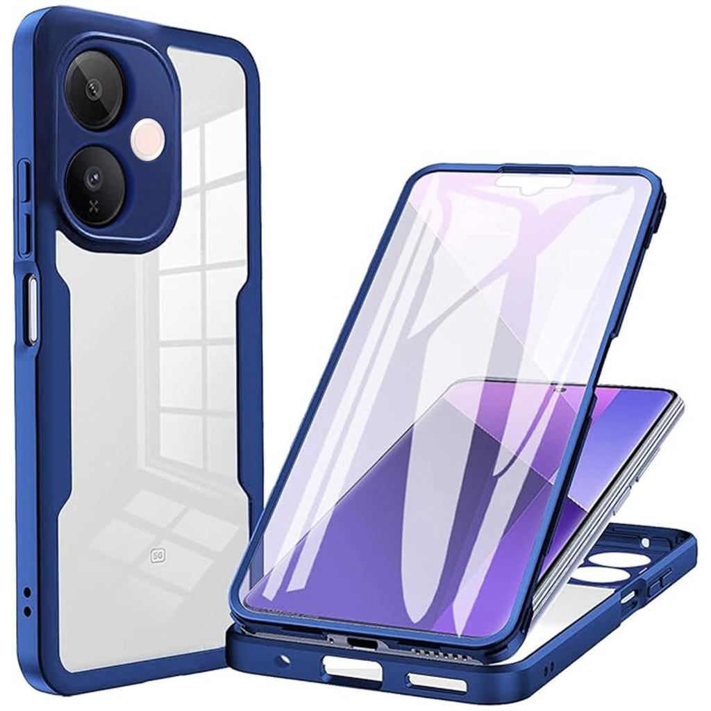 360 Toàn Thân Chống Sốc Dành Cho Vivo V60 Lite IQOO Z10R Trong Suốt Acrylic Bảo Vệ Màn Hình Dành Cho