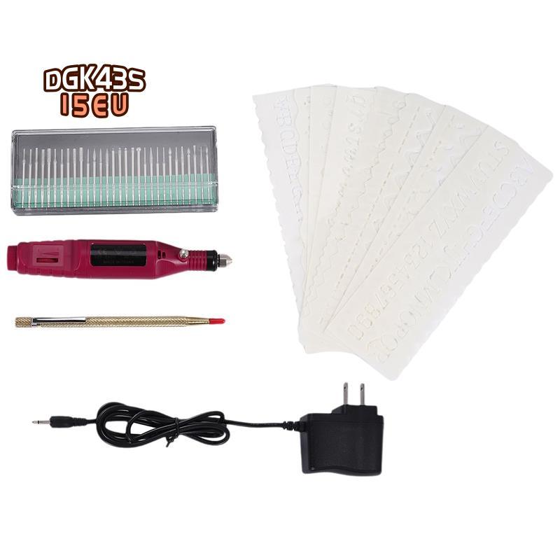 Bút khắc mini bằng điện Bộ dụng cụ khắc tự làm mini cho kim loại Thủy tinh gốm sứ Trang sức gỗ bằng 