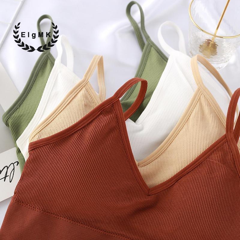 [ElgMK] Nữ Push Up Fitness Running Wire Free Bra Girl Gym Fitness Fitness Fitness Baless Áo ngực thể