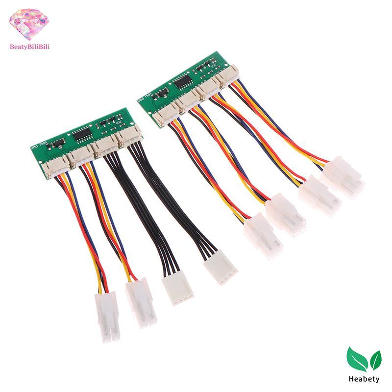 Heabety 12V 4 trong 1 Vuông 4Pin Quạt Mô Phỏng Giả Lập Đặc Biệt Cho Antminer S21 S19kpro T21 KS5 KS5