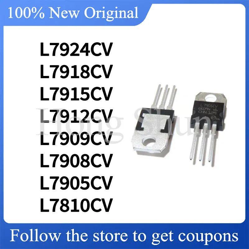5 Chiếc L7810CV L7905CV L7908CV L7909CV L7912CV L7915CV L7918CV L7924CV TO-220 Hiệu Ứng Trường Trans