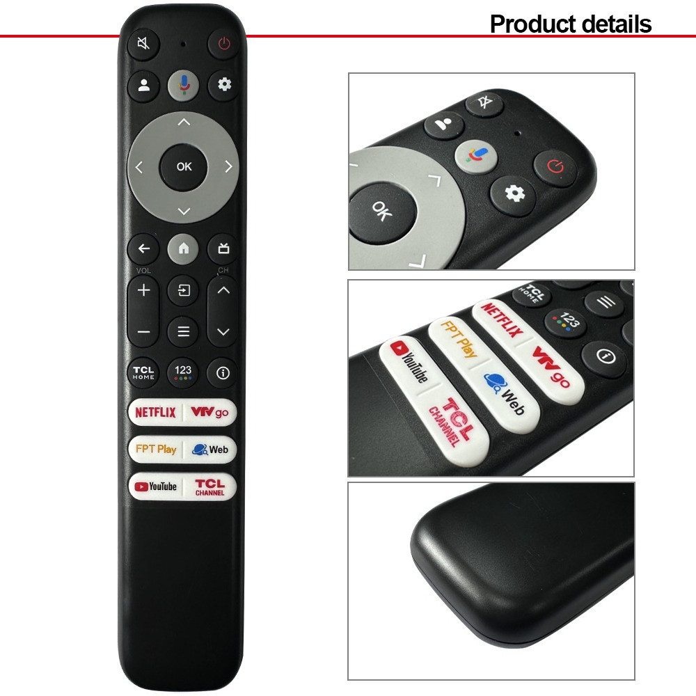 ALANK Remote Điều Khiển Giọng Nói TCL - Dùng Cho Remote Tivi Smart LCD TCL