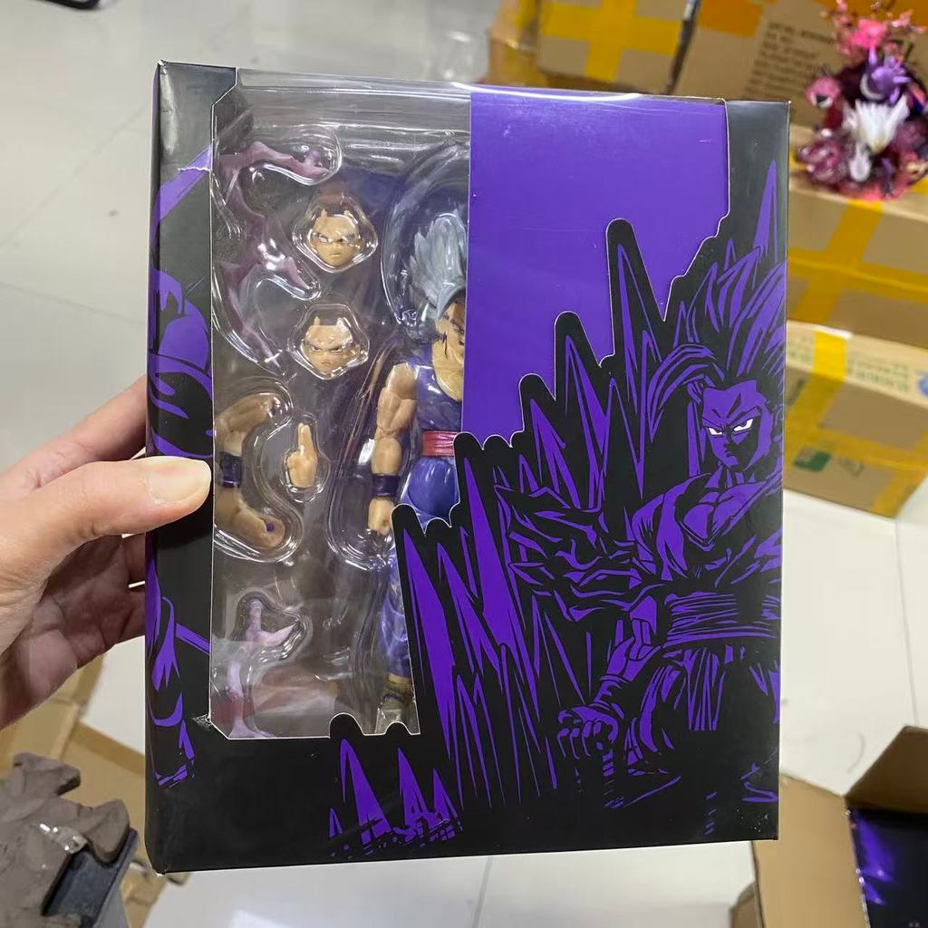17CM SHF Dragon Ball Super: Siêu Anh Hùng Quái Vật Son Gohan PVC Nhân Vật Hành Động