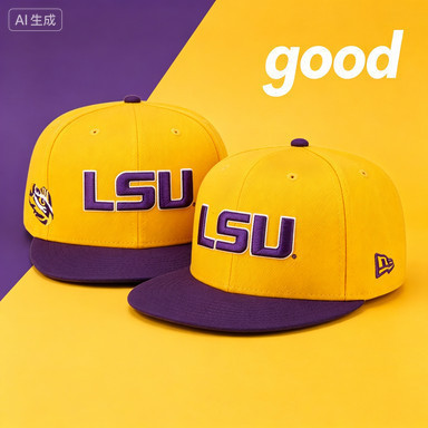 Mũ Snapback LSU Tigers 9FIFTY New Era 9FIFTY - màu vàng với mũ che nắng nam và nữ thêu nhiều màu tím