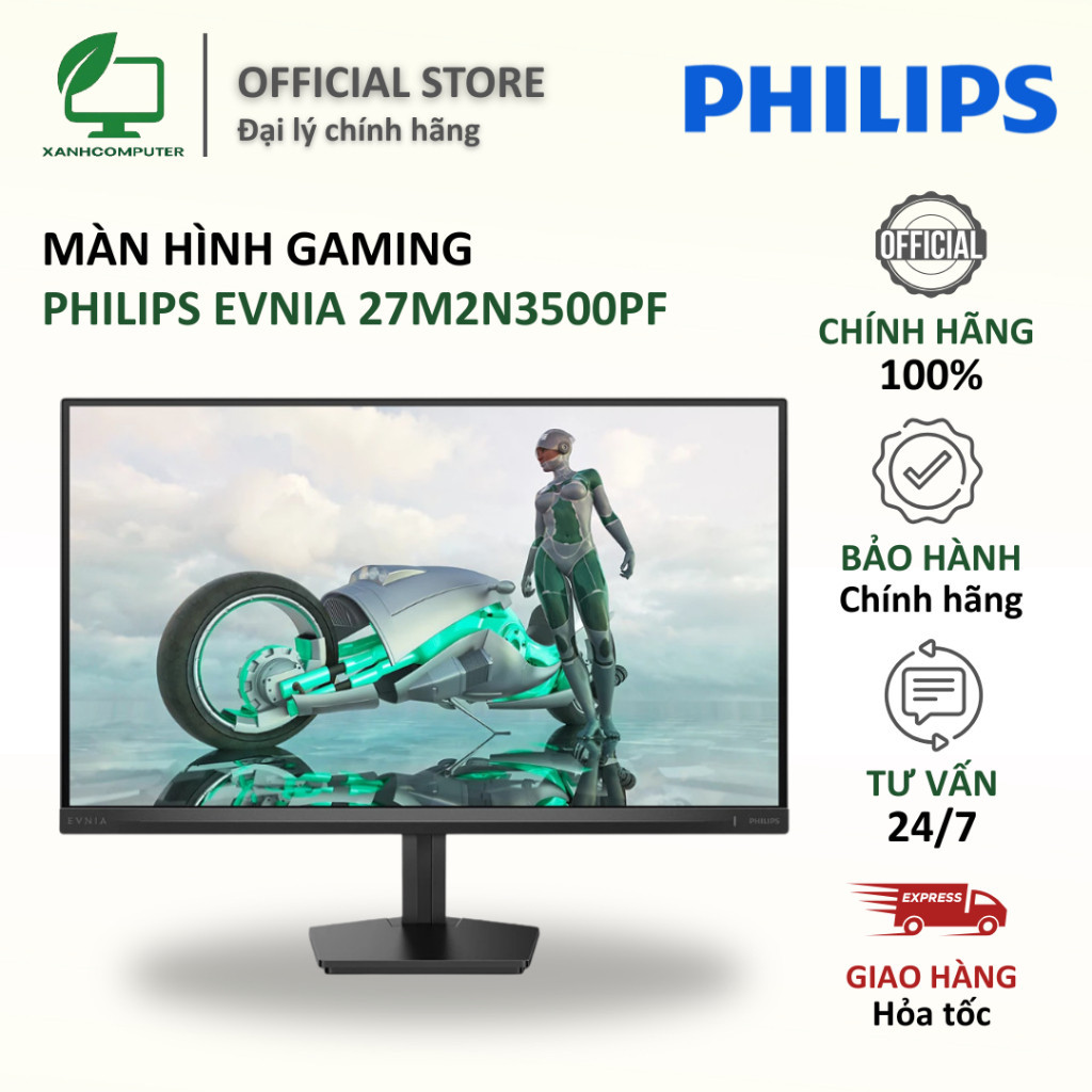 Màn hình Gaming PHILIPS EVNIA 27M2N3500PF(27in, IPS, QHD, 260Hz, 1Ms) - Hàng chính hãng