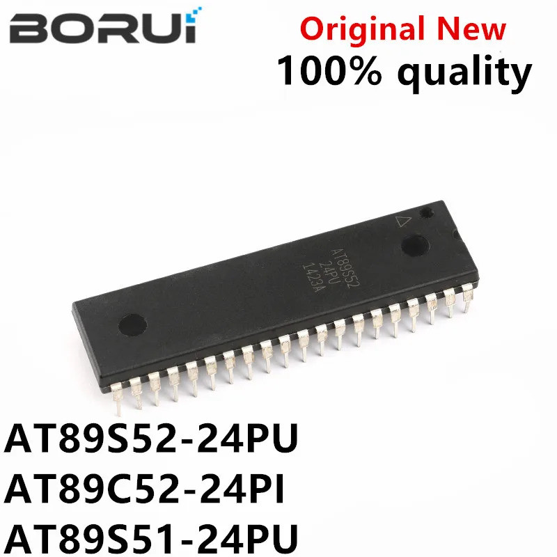 1 Cái / lốc AT89S52-24PU AT89S52-24PI AT89S52 AT89C52-24PU AT89C52-24PI AT89C52 AT89S51-24PU DIP-40 