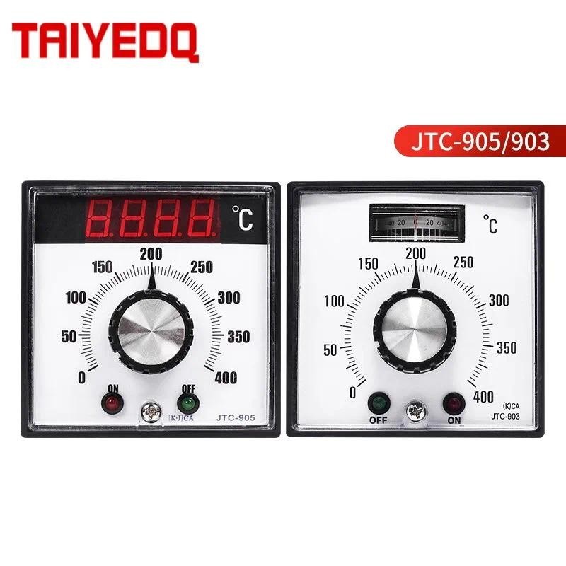 400°C Dụng cụ điều khiển nhiệt độ JTC-903 JTC-905 Núm điều chỉnh Bộ điều khiển nhiệt độ đầu vào loại