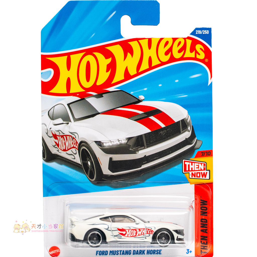 Không. 219 FORD MUSTANG Đậm HORSE FORD MUSTANG White Hot Wheels 25L