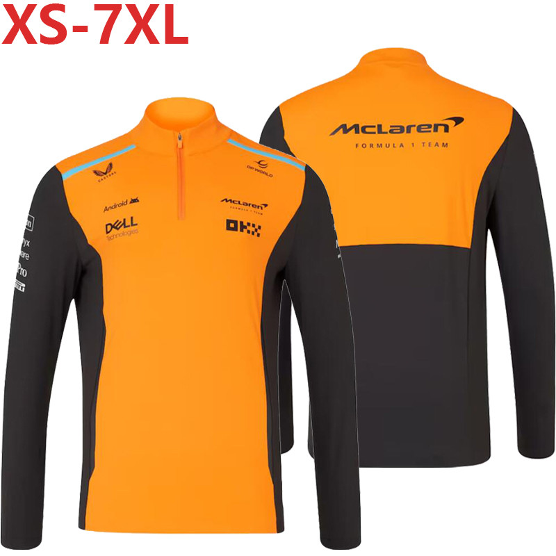 2026 Áo thun dài tay Unisex F1 mới + F1 Mclaren Racing Team Jersey