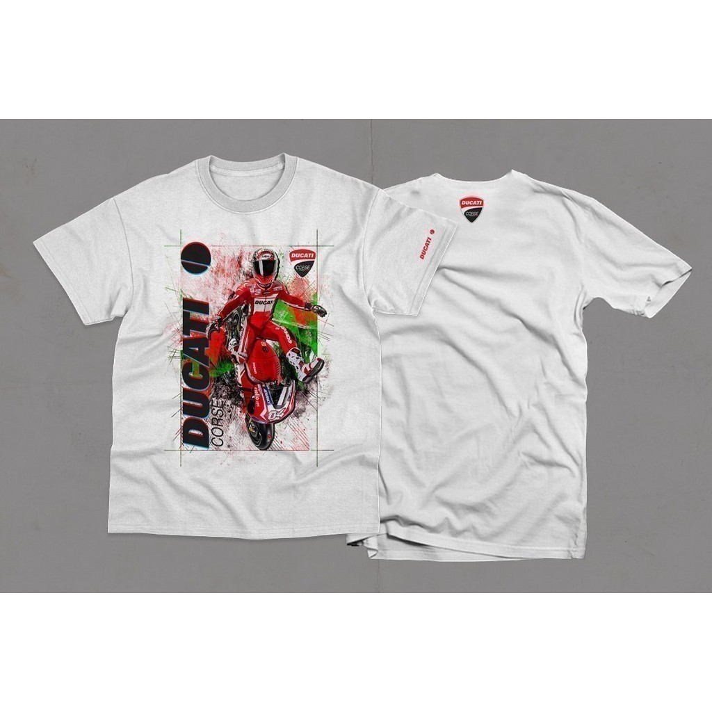 GP 2025 thời trang Racing Ducati Corse Team Áo thun Jersey / Microfiber Jersi / Áo Racing Spirit