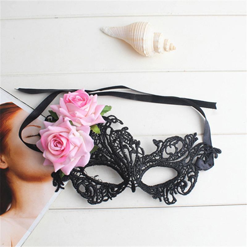 Mặt nạ hóa trang DRH Mặt nạ nữ Mặt nạ Venice xinh xắn Thanh lịch hóa trang Halloween Mardi Gras Đạo 