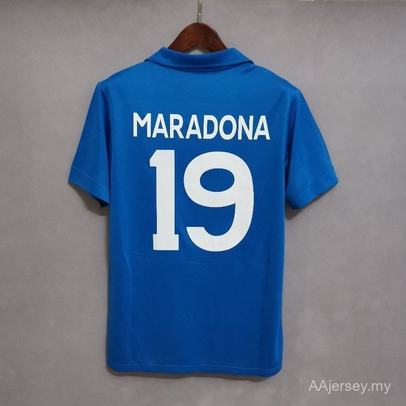 Áo bóng đá Retro Napoli 89-90 Áo bóng đá nam Naples Jersey