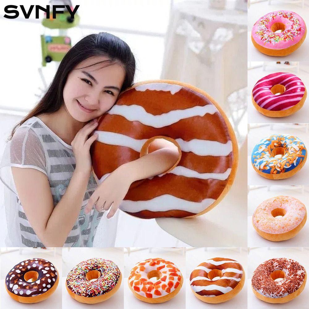 SVNFY Donuts Gối, Đệm Gia Đình Donuts Mô Phỏng Donut Đệm, Trang Trí Siêu Mềm Dễ Thương Gối Ngủ