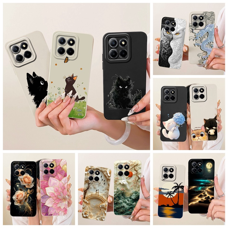 Dành Cho Honor X8B Ốp Lưng LLY-LX1 LLY-LX2 LLY-LX3 Vỏ Bảo Vệ Camera Silicon Mềm Cho Honor X8A CRT-LX