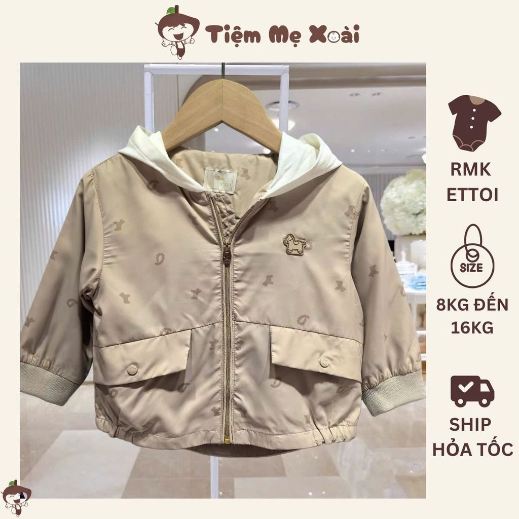 Aó khoác dù rmk ettoi nude cho bé trai gái