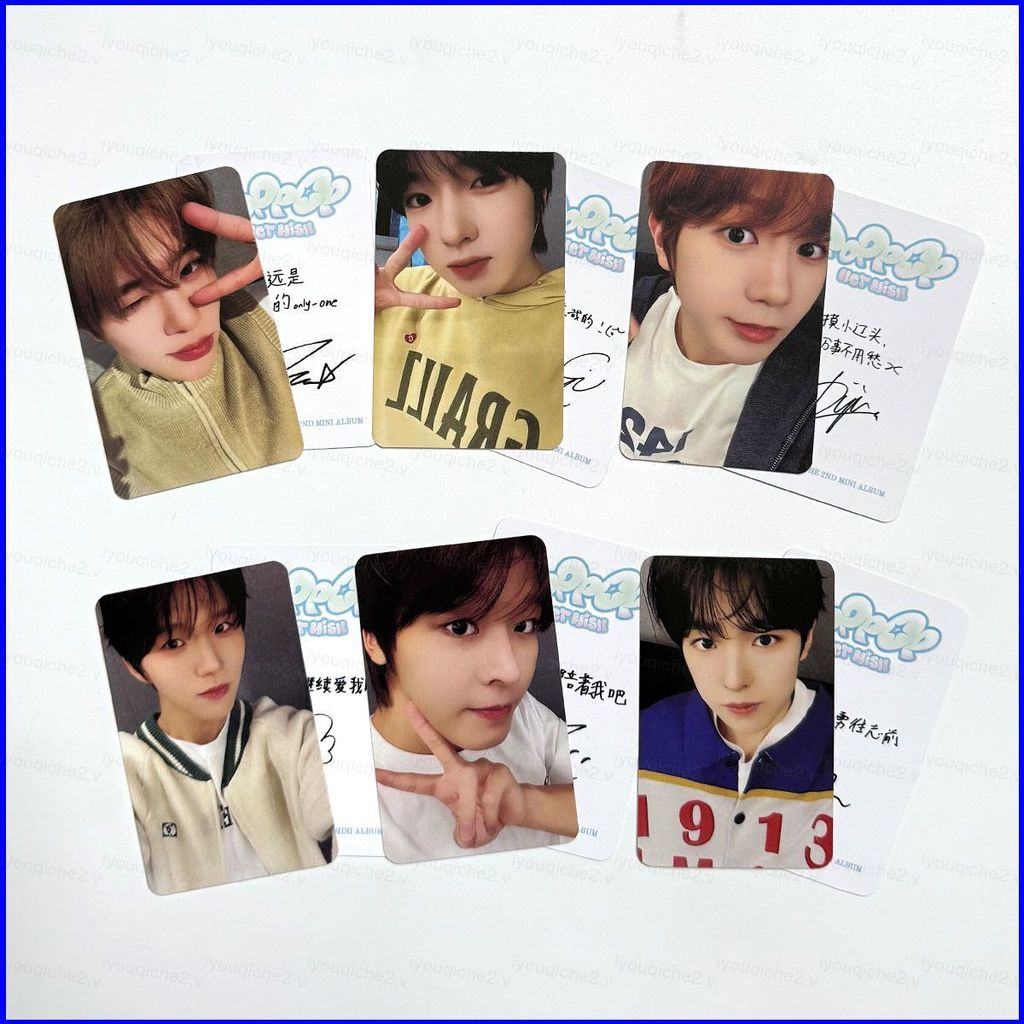 SV 6 Cái / bộ NCT WISH LOMO Card 2th Mini Album poppop Bưu Thiếp Bộ Sưu Tập Ngôi Sao Ngoại Vi VS