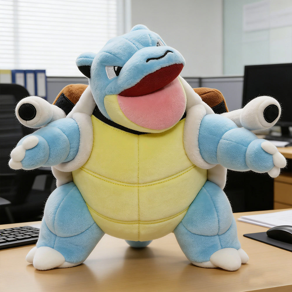 Pokemon Blastoise Plush Toys Doll Cute Blastoise Plush Soft Stuffed Animals Toys for Children Kids G