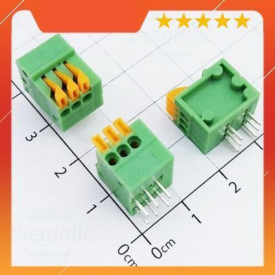 [5 Cái]- KF141-2.54-3-R Terminal Block 3 Tiếp Điểm Cắm Dây Ngang 2.54mm 150V 2A