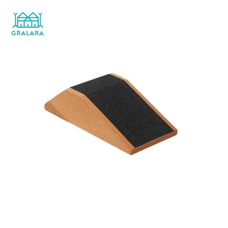 Gạch Yoga Cork Squat Wedge Block Chống Trơn Trượt, Di Động - Phù Hợp Tập Gym & Pilates