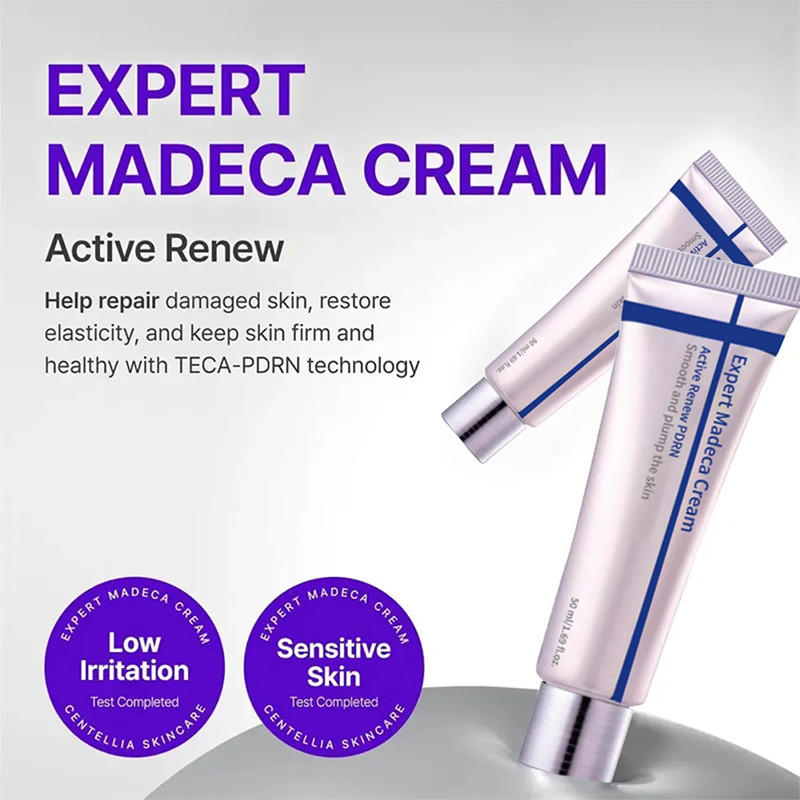 [LOTUS] Centellian24Same Style Expert Madeca Cream Active Renew PDRN Set 50ml + 50ml | OLIVE YOUNG G