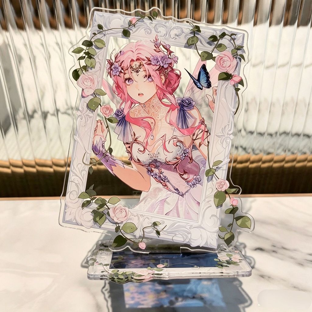 Vô Cực Nikki Fairyland Phiêu Lưu Acrylic Đứng Hoa Cổ Tích Nikki Hàng Hóa Trang Trí Máy Tính Để Bàn