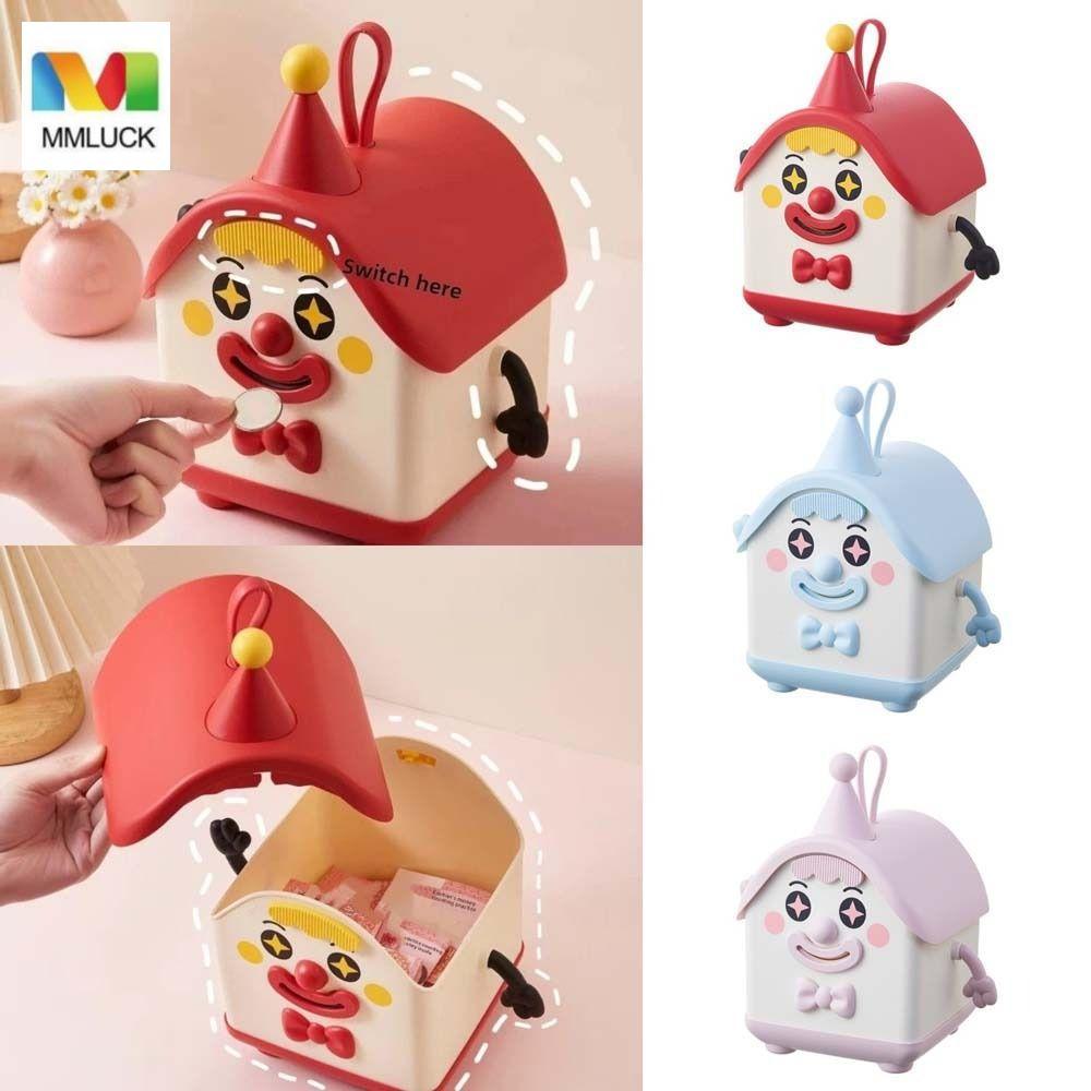 MMLUCK Money Tank, INS Cartoon House Joker Coin Saving Tank, Bộ sưu tập hộp đựng đồ trẻ em bằng nhựa